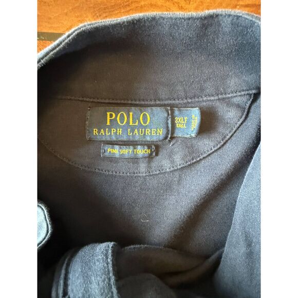 Polo Ralph Lauren Quarter Zip Pullover 3XLT Big & Tall Pima Soft Color Block - Picture 2 of 5